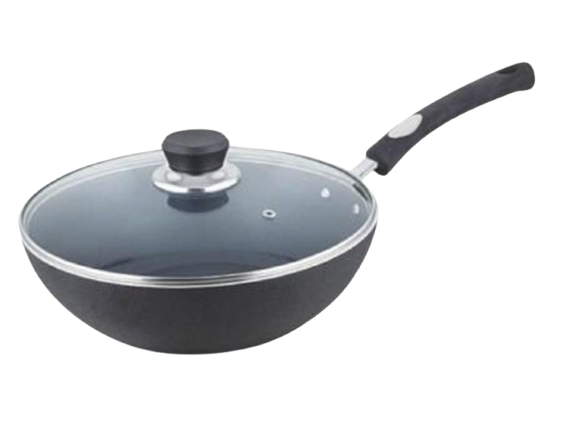 Italian Wok with Glass Lid